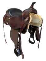 16 Inch Used Circle Y Willow Springs Saddle - Image 4