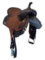 16 Inch Used Circle Y Prairie Rose Saddle - Image 4