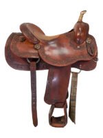 16 Inch Used Clint Mortenson Cutting Saddle - Image 5
