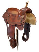 16 Inch Used Clint Mortenson Cutting Saddle - Image 4