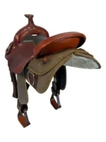 Used Fabtron Cordura Trail Roping Saddle - Image 4