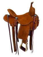 LAYAWAY SOLD 2026/02/26 16 Inch Used JC Martin Barrel Saddle 1615 Wide Tree - Image 4