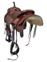 16 Inch Used Jeff Smith Cutting Saddle - Image 2