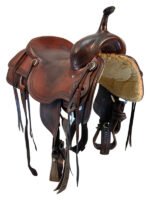 16 Inch Used Jeff Smith Cutting Saddle - Image 4