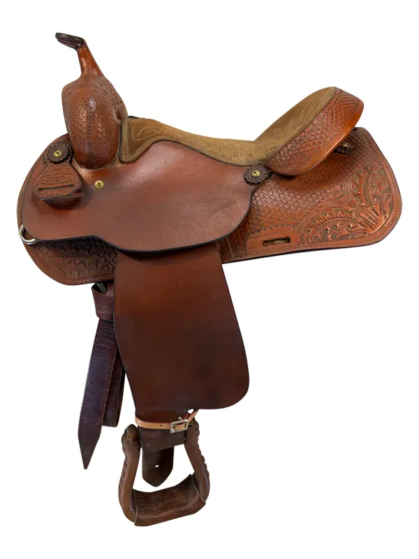 16-inch-used-star-of-texas-trail-saddle-medium-tree-14 16 Inch Used Star of Texas Trail Saddle - Image 1