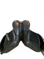 17.5 Inch Used Bates Dressage Saddle - Image 3