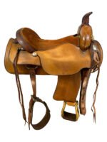 17.5 Inch Used Crates Roping Saddle - Image 5