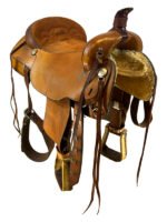 17.5 Inch Used Crates Roping Saddle - Image 4