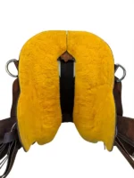 17.5Inch Used Henry Miller Double Creek Trail Saddle Wide Tree - Image 5