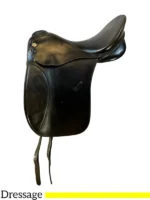 17.5 Inch Used Kieffer Munchen Dressage Saddle
