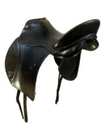 17.5 Inch Used Kieffer Munchen Dressage Saddle - Image 3