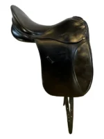 17.5 Inch Used Kieffer Munchen Dressage Saddle - Image 4