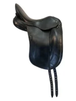 17.5 Inch Used Schleese Triumph Dressage Saddle - Image 5