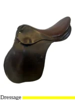 17.5 Inch Used Stubben Dressage Saddle - Image 2