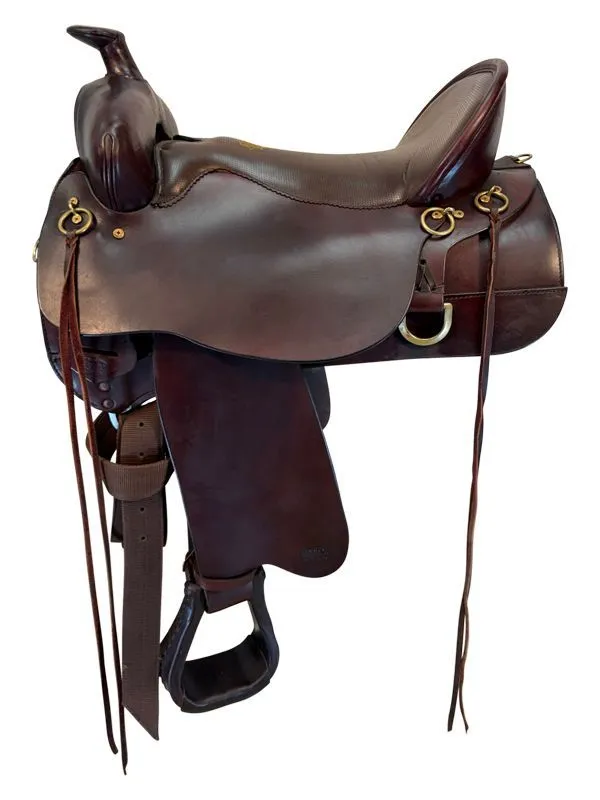 17-5inch-used-tucker-high-plains-trail-saddle-wide-tree-262-105 Used Tucker High Plains Trail Saddle - Image 1