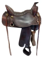 17.5 Inch Used Tucker High Plains Saddle - Image 4