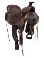 17.5 Inch Used Tucker High Plains Saddle - Image 2