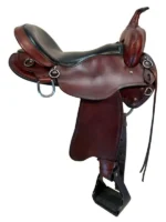 17 Inch Used Big Horn Custom Light Flex Trail Saddle - Image 4