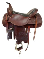 17.5 Inch Used Henry Miller Trail Saddle - Image 2