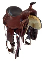 17.5 Inch Used Henry Miller Trail Saddle - Image 4