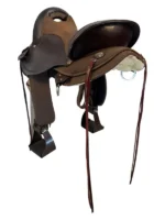 17 Inch Used Circle Y Cordura Endurance Saddle Wide Flex Tree JL03 - Image 2
