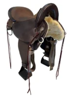 17 Inch Used Circle Y Cordura Endurance Saddle Wide Flex Tree JL03 - Image 3