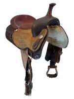 17 Inch Used Circle Y Cutting Saddle - Image 4