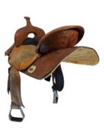 17 Inch Used Circle Y Mansfield Barrel Saddle - Image 2