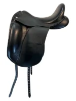 17 Inch Used Custom Saddlery Dressage Saddle