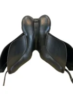17 Inch Used Custom Saddlery Dressage Saddle - Image 2