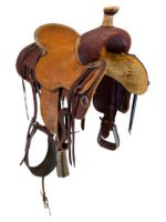 17 Inch Used HR Saddlery Ranch Saddle - Image 4