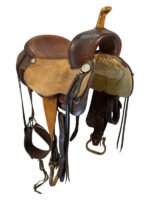 17 Inch Used Jim McNulty Cutting Saddle - Image 4