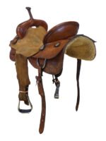 17 Inch Used Koen Cowhorse Cutting Saddle - Image 2