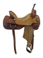 17 Inch Used Koen Cowhorse Cutting Saddle - Image 5