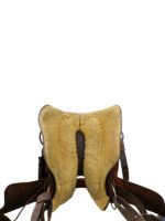 17 Inch Used Koen Cowhorse Cutting Saddle - Image 3