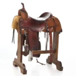 17 Inch Used Jeff Smith Cutting Saddle Wide Tree
