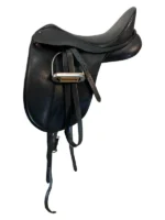 18 Inch Used Bates Isabella Dressage Saddle - Image 2