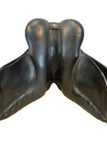 18 Inch Used Bates Isabella Dressage Saddle - Image 4
