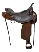 18 Inch Used Circle Y Daisetta Saddle - Image 2