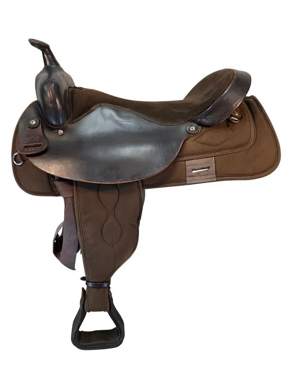 19-inch-used-big-horn-cordura-trail-saddle-256-19 Used Big Horn Cordura Trail Saddle - Image 1