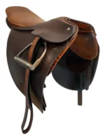 20 Inch Used Corinthian Flat Seat Saddle - Image 4