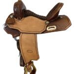Billy Cook barrel saddle 9 High Half Breed 1807