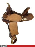Billy Cook barrel saddle 9 High Half Breed 1807