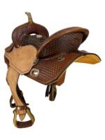 Billy Cook barrel saddle 9 High Half Breed 1807 - Image 3