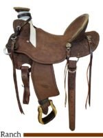 Billy Cook ranch saddle lightweight roughout 15 to 17 inch - Image 2