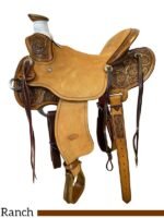 Billy Cook ranch saddle Wade Desert Flower 2295