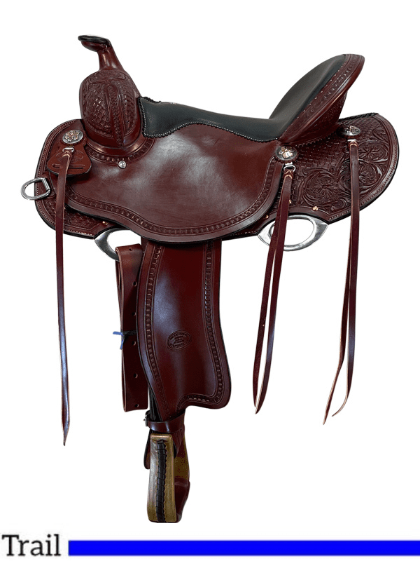 billy-cook-draft-trail-saddle-1994-11 Billy Cook draft saddle trail 15 to 17 inch 1994 - Image 1
