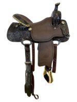Billy Cook all around saddle Floral 14 to 17 inch 2445 - Image 4