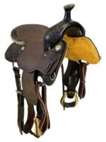 Billy Cook all around saddle Floral 14 to 17 inch 2445 - Image 5