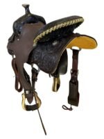 Billy Cook all around saddle Floral 14 to 17 inch 2445 - Image 3